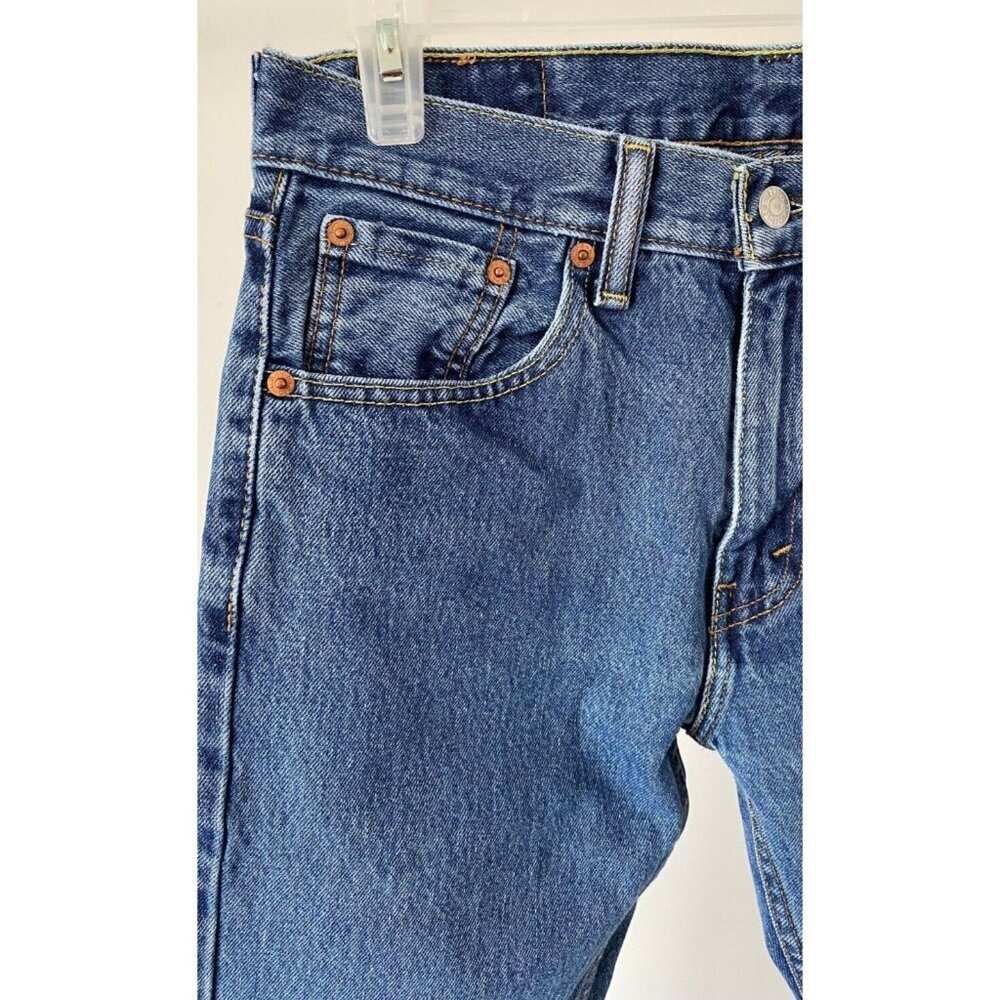 Levi's 505 Regular Fit Jeans Men's 38 X 29 - Picture 3 of 7